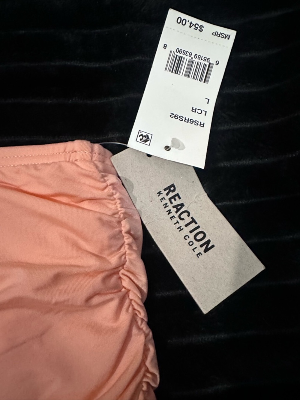 Reaction Kenneth Cole Peach Ruched Bottoms